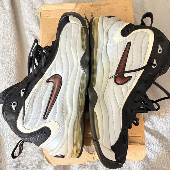 Rare Nike Air Total Max Uptempo Tim Duncan "Metallic" 10.5 - Picture 1 of 6